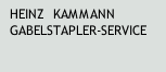 HEINZ KAMMANN GABELSTAPLER-SERVICE